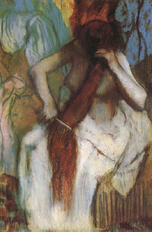 After the Bath, Edgar Degas